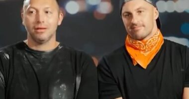 Tensions reached boiling point during Sunday's shock episode of The Amazing Race, when Olympian Ian Thorpe clashed with Married At First Sight bride Cyrell Paule. Pictured: Thorpe and his teammate Christian Miranda