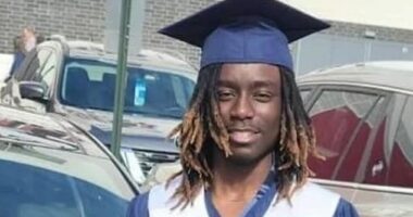 Javion Magee, 21, from Chicago, was found on September 11 in North Carolina with a rope around his neck and his back leaning up against a tree, sparking speculation that he was 'lynched' that officials have rejected