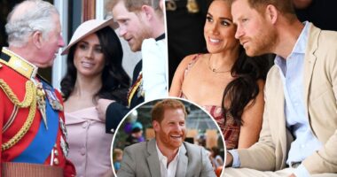 Palace denies cropping Meghan out of Harry's birthday photo