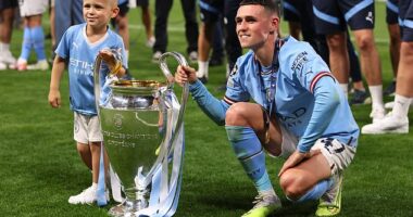 Phil Foden's five-year-old son Ronnie is set to increase his popularity further with his own YouTube channel
