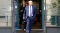 Manchester City's lawyer, Lord David Pannick, was seen leaving the International Dispute Resolution Centre in London on Monday