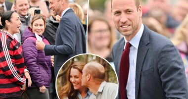 Prince William seen after Kate Middleton's cancer-free reveal