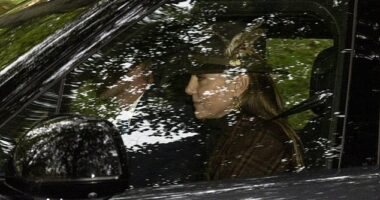 Pictured: the Princess of Wales wore a pair of earrings she's owned since 2011 to church in Scotland yesterday