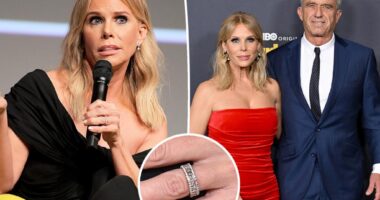 RFK Jr.'s wife Cheryl Hines spotted without wedding ring amid his 'sexting' scandal