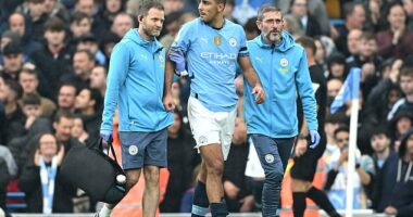 Rodri could miss the rest of the season after suffering a serious knee injury against Arsenal