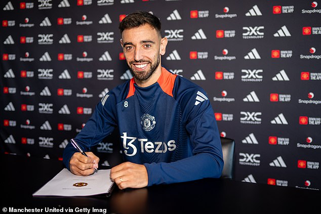 Bruno Fernandes moved in line with the club's highest earners with his new deal last month