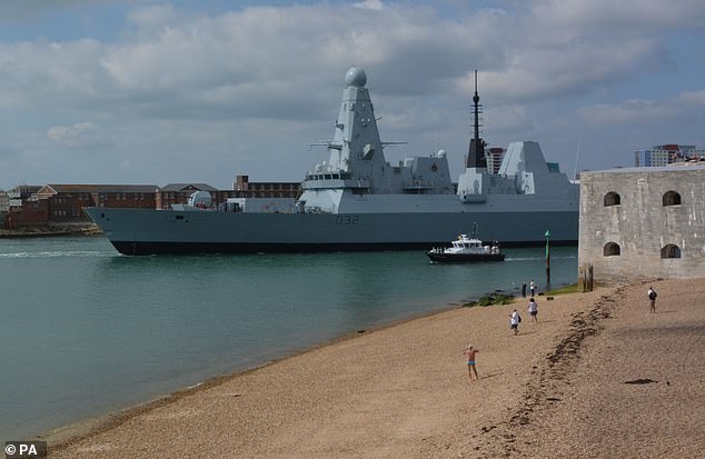 HMS Daring, a Type 45 destroyer, has spent six years and nine months at sea, but has spent over seven years undergoing repairs