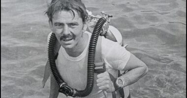 Warrant Officer John Thompson (pictured) died on Saturday evening after a period of ill health