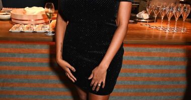 I'm A Celebrity bosses are reportedly in 'talks' with Oti Mabuse to appear on the ITV show later this year (pictured in January)