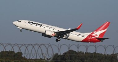 Qantas has cancelled at least 25 flights departing from Sydney Airport. That includes 10 to Melbourne , four to Canberra, and 11 to other Australian destinations
