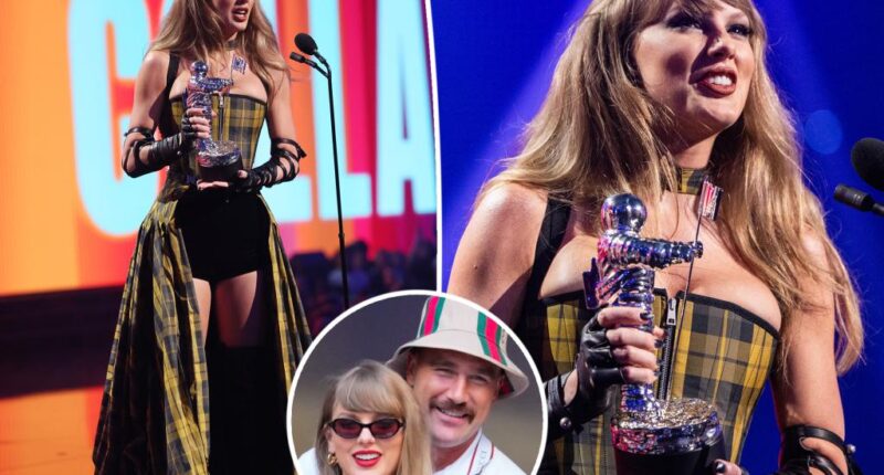 Taylor Swift thanks Travis Kelce in 2024 MTV VMAs acceptance speech