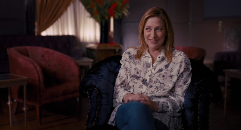 Edie Falco being interviewed in the HBO documentary Wise Guy: David Chase and The Sopranos