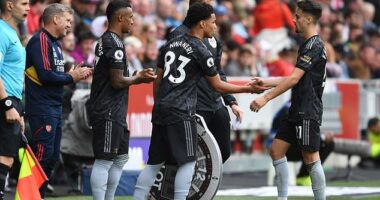 Ethan Nwaneri became Arsenal's youngest player at 15 years and 181 days when he featured as a substitute during their clash with Brentford back in September 2022