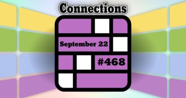 Today's Connections Hints & Answers For September 22, 2024 (Puzzle #468)