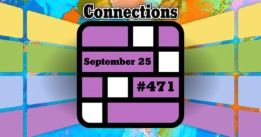 Today's Connections Hints & Answers For September 25, 2024 (Puzzle #471)