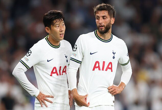 Rodrigo Bentancur (right) made a racist slur when asked about his team-mate Son Heung-min back in June