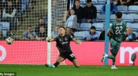 Brennan Johnson's late goal saw Tottenham survive a Carabao Cup scare against Coventry