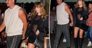 Travis Kelce and Taylor Swift hold hands on date night in Brooklyn