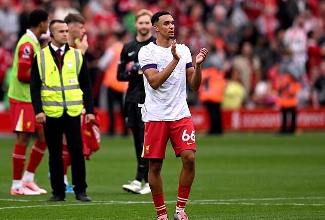 Trent Alexander-Arnold remains coy on Liverpool future as he insists the situation is 'out of his hands' amid speculation over new contract