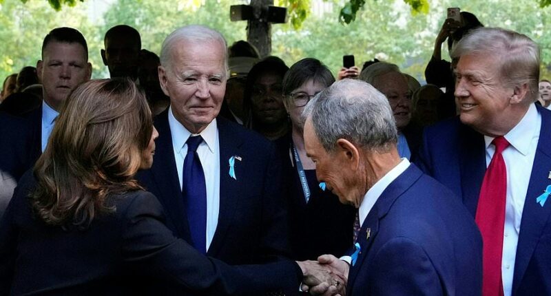 Trump and Kamala meet AGAIN just hours after debate during 9/11 Memorial at Ground Zero
