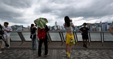 Typhoon Yagi tracker: China and Hong Kong raise emergency alerts as dozens of flights cancelled