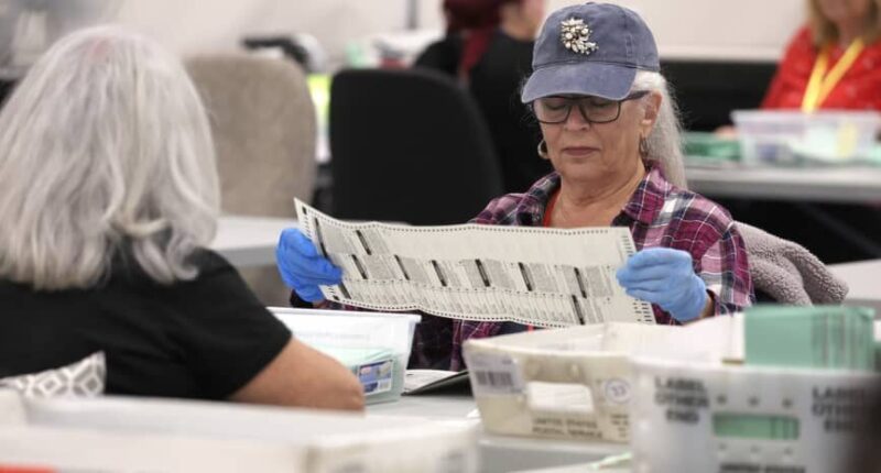 hand counting ballots