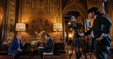 Former President Donald Trump sat down with DailyMail.com amid the finery of Mar-a-Lago's living room to discuss his campaign, family and how he will beat Kamala Harris