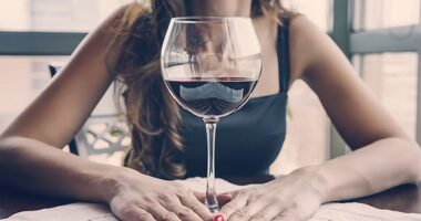 There is a hidden epidemic involving middle-class, middle-aged and retired people drinking too much (picture posed by model)