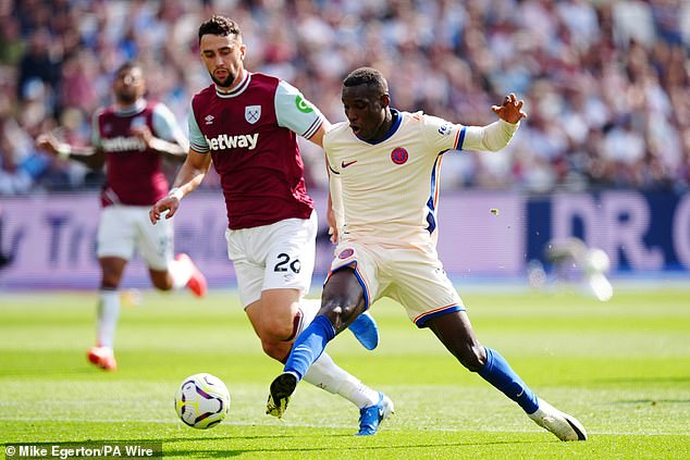 Nicolas Jackson took advantage of slack West Ham defending to score twice in the first half