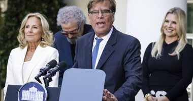 West Wing creator Aaron Sorkin revealed Friday afternoon what he believed was a 'West Wing moment' during the Biden administration