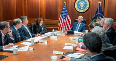 What Biden said in the Situation Room during talks with Kamala Harris and U.S. hostage negotiators