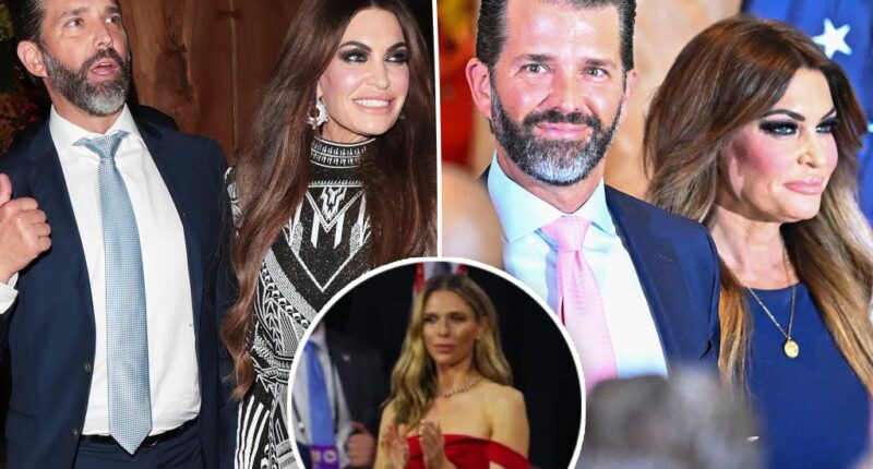 What was Palm Beach socialite linked to Donald Trump Jr. doing sitting behind him and fiancée at RNC?