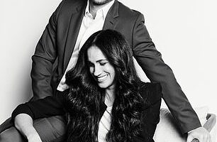 Prince Harry and Meghan Markle photographed for Time100 Talks in 2020