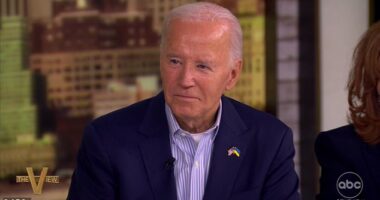 President Joe Biden opened up to the hosts of The View