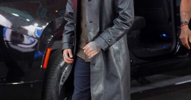 Zayn Malik sported his brand new look at the women's final of the US Open in New York on Saturday