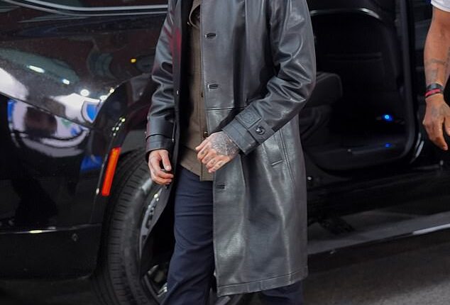 Zayn Malik sported his brand new look at the women's final of the US Open in New York on Saturday