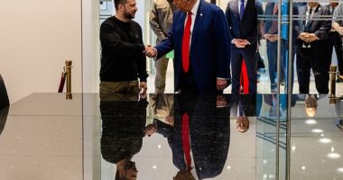 Donald Trump praised Ukrainian President Volodymyr Zelensky for his comments after a 2019 phone call that featured in his first impeachment. Trump said he could negotiate an end to Russia's war with Ukraine but declined to provide specifics of a solution