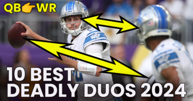 nfl qb wr duos 2024