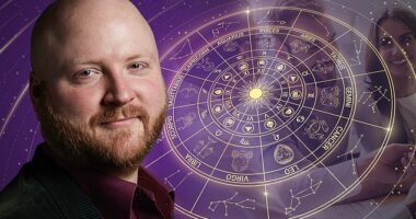 Oscar Cainer (pictured) tells us that as the Super Grand Cross Moon approaches, the cosmos adds a tingle of spice which brings passion to relationships