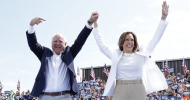 2024 presidential election live: Tim Walz reveals the bizarre name he uses for Kamala Harris on his phone