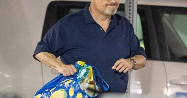 Seinfeld star Wayne Knight looked barely recognizable as he was seen on a rare outing in Los Angeles on Tuesday afternoon