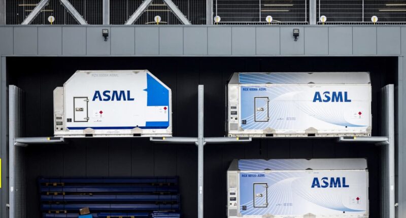 ASML’s stock tumbles after microchip equipment maker warns of slower recovery
