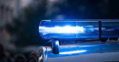 blue siren police
