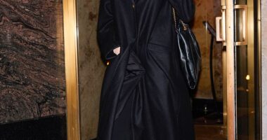 Angelina Jolie has been sporting a new accessory in the past few months. It is the same kind of thing that Jennifer Lopez has been wearing for decades. Can you guess what it is? Seen on Tuesday in NYC