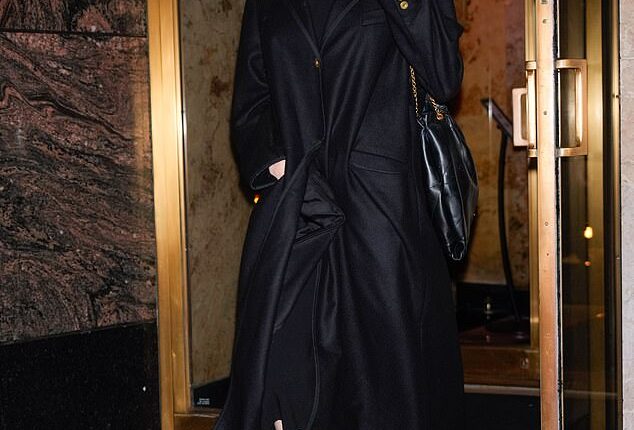 Angelina Jolie has been sporting a new accessory in the past few months. It is the same kind of thing that Jennifer Lopez has been wearing for decades. Can you guess what it is? Seen on Tuesday in NYC