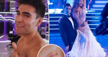 Anna Delvey's 'DWTS' partner, Ezra Sosa, gets 'nothing' tattooed after elimination shade