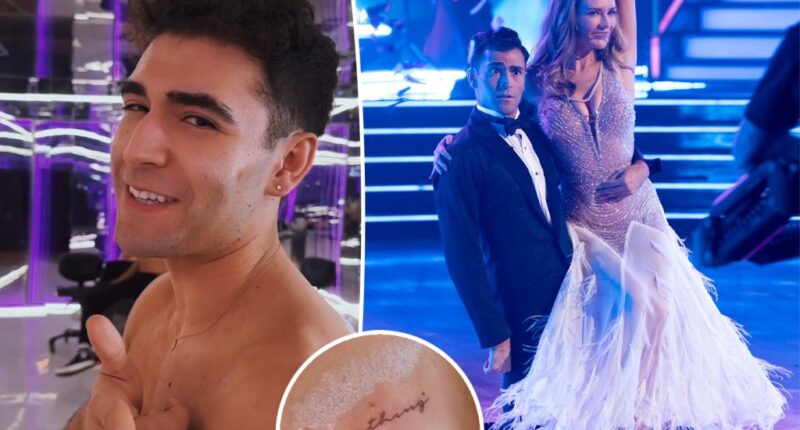 Anna Delvey's 'DWTS' partner, Ezra Sosa, gets 'nothing' tattooed after elimination shade