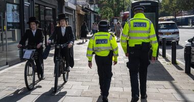 Anti-semitic hate crime in London has skyrocketed four fold since the October 7 massacre, new data shows (file image)