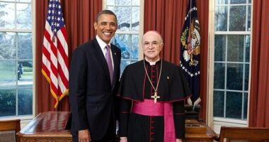 Carlo Maria Vigano, who once served as the Vatican's Ambassador to the US, was kicked out of the church earlier this year for accusations against Pope Francis, of whom he is a fierce critic
