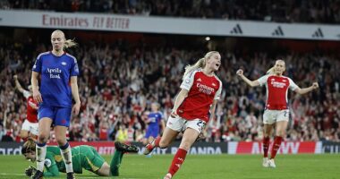 Managerless Arsenal won their first Women's Champions League group game of the season